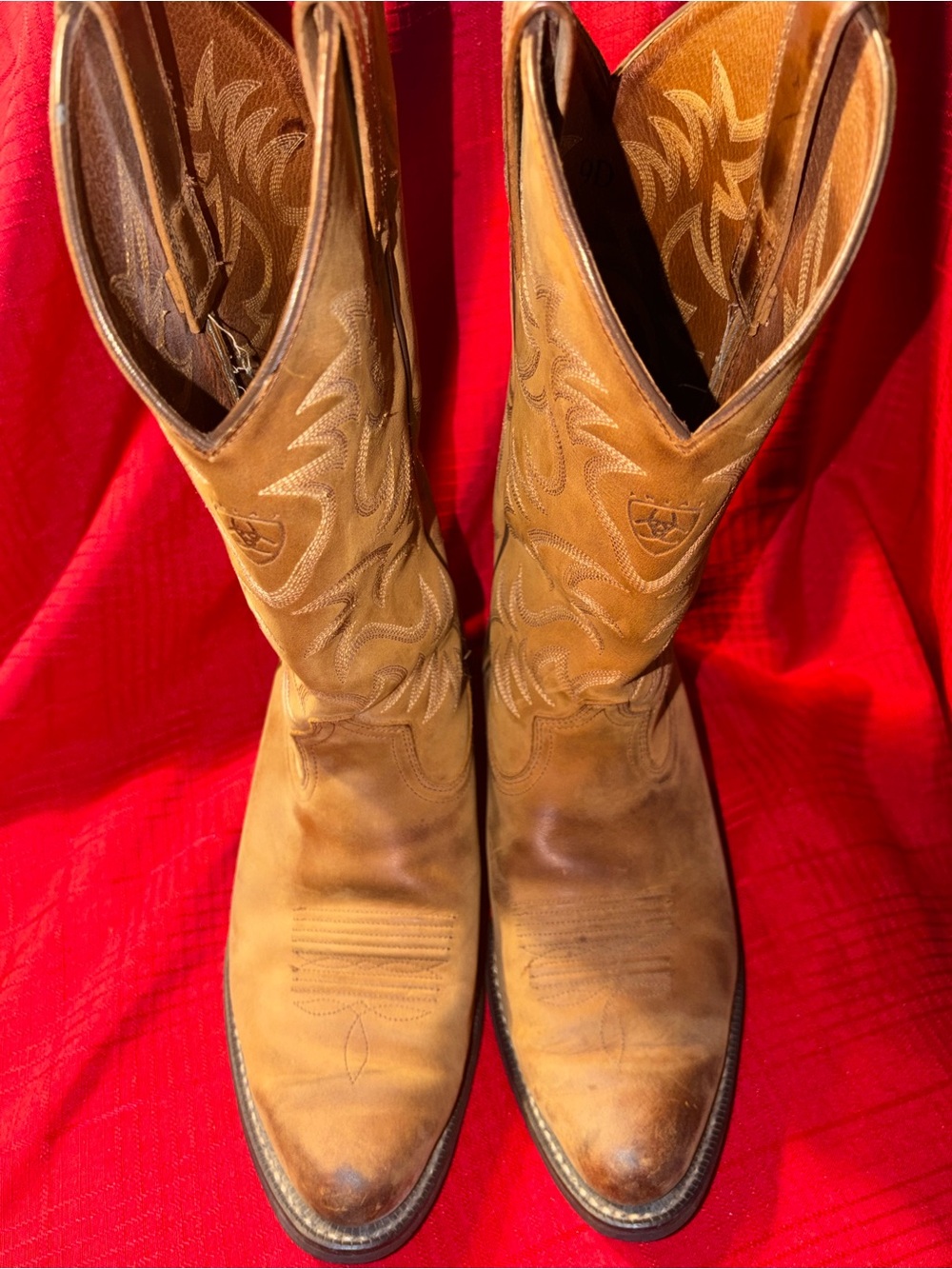 Men’s Size 9D ARIAT COWBOY BOOTS - Picture 3 of 10